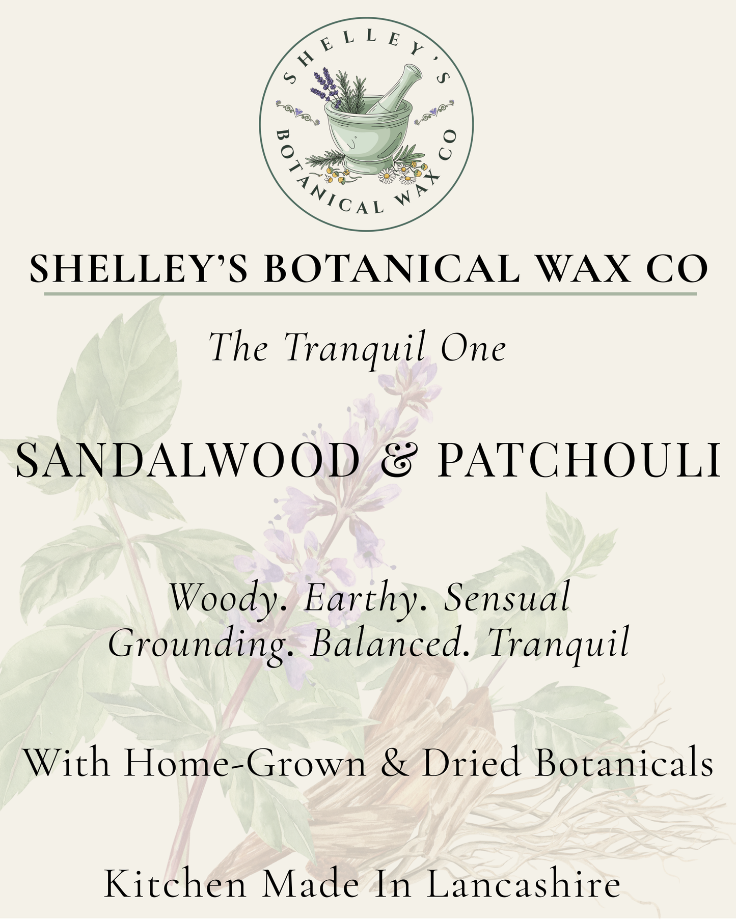 Sandalwood & Patchouli Vegan Wax Melt