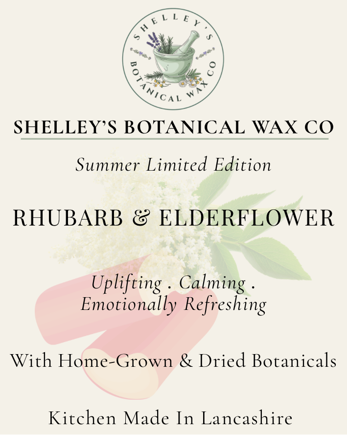 Rhubarb & Elderflower Vegan Wax Melt