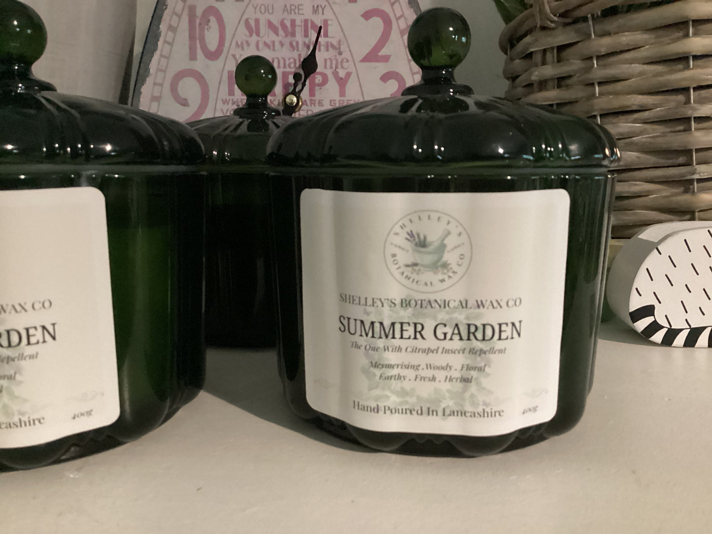 Limited Edition Summer Garden Vegan Wax Candle