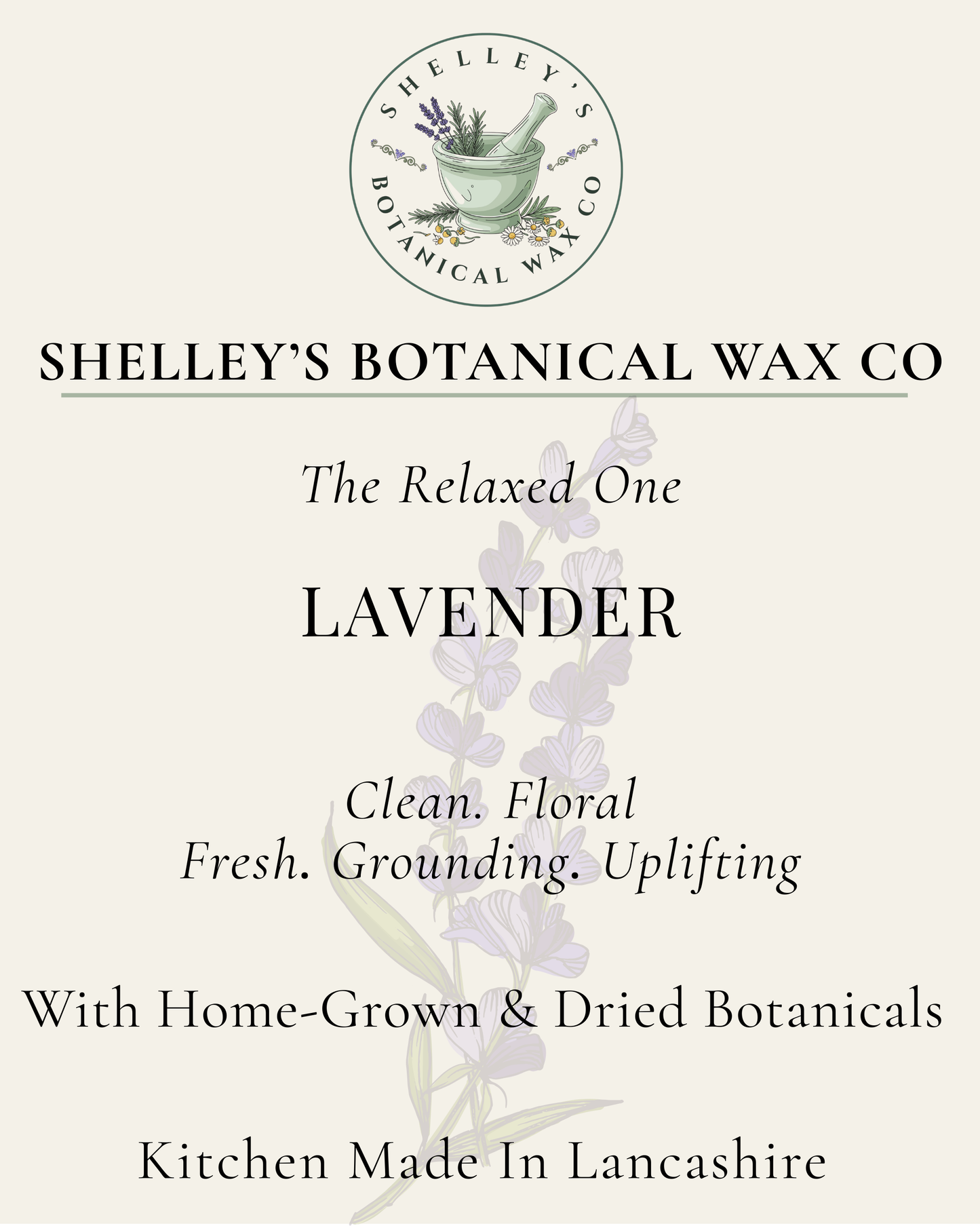 Lavender Vegan Wax Melt