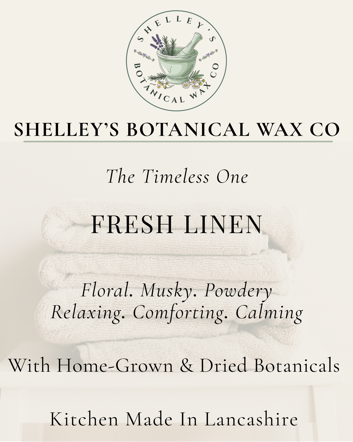 Fresh Linen Vegan Wax Melt