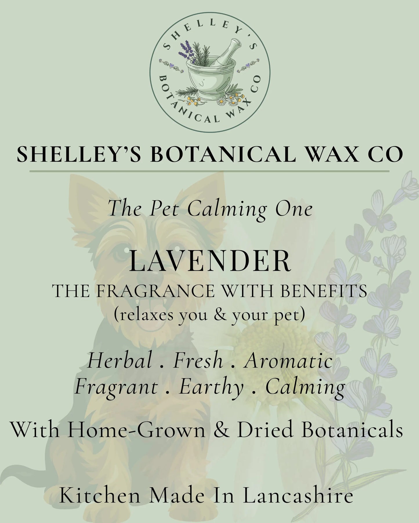 Lavender Pet Vegan Wax Melt
