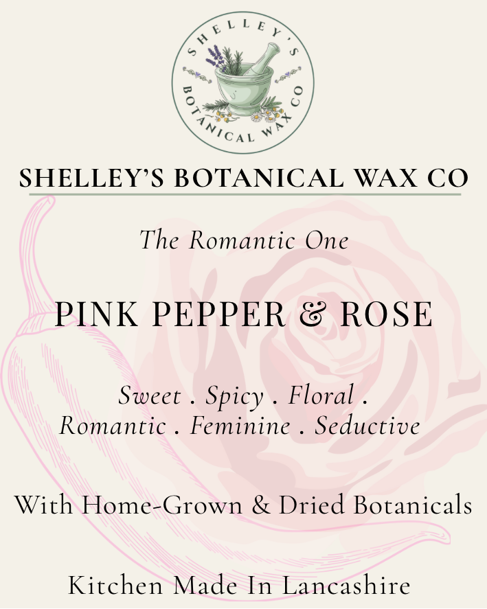 Pink Pepper & Rose Vegan Wax Melt