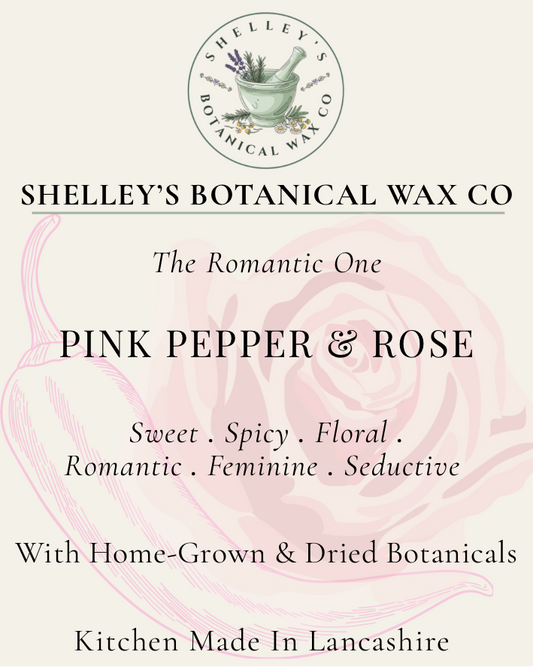 Pink Pepper & Rose Vegan Wax Melt