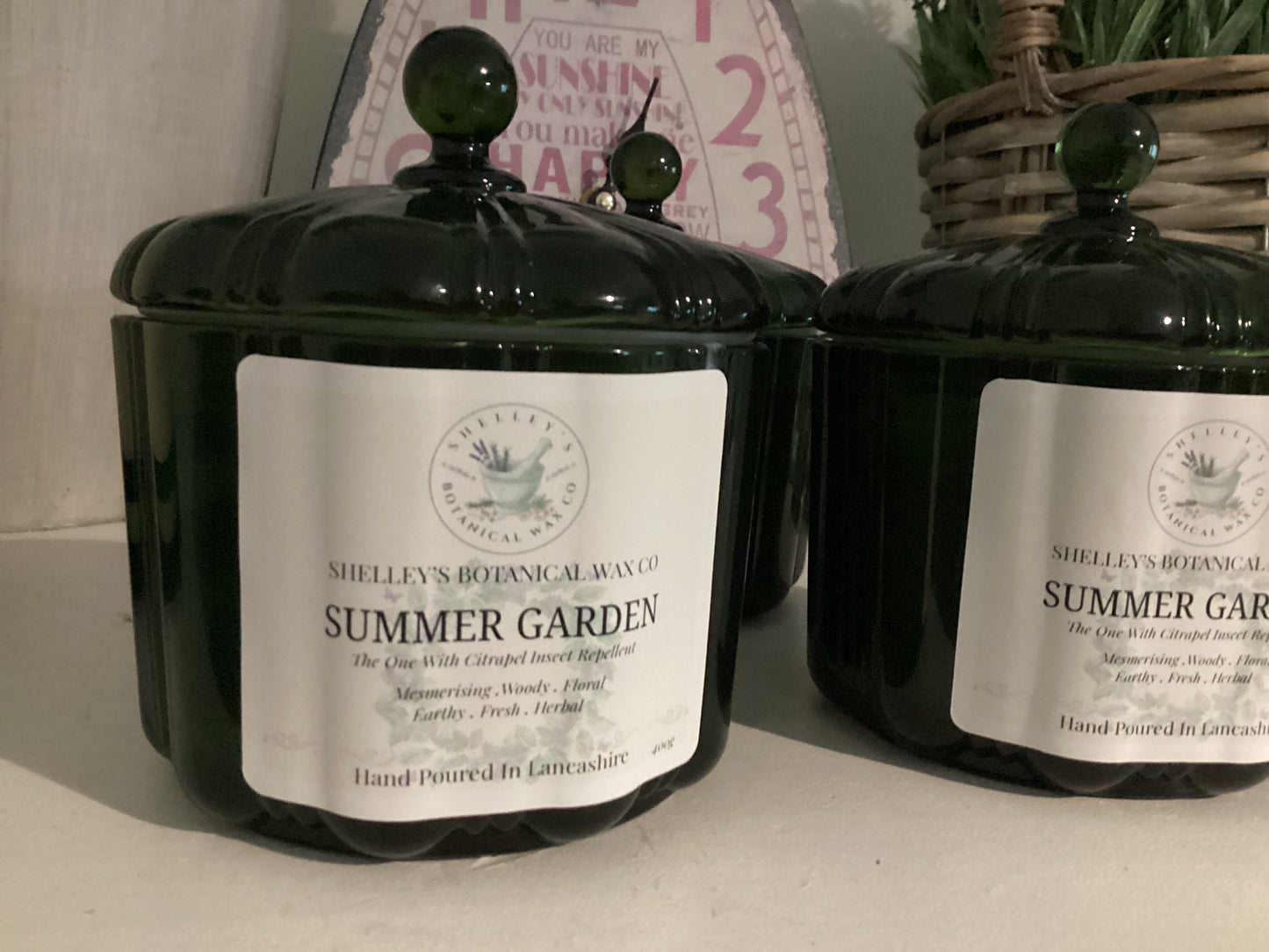 Limited Edition Summer Garden Vegan Wax Candle