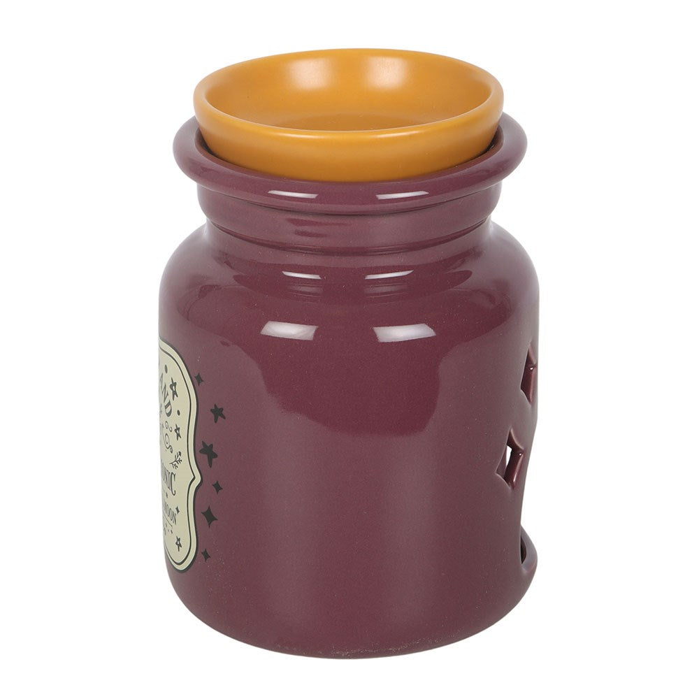 Ceramic Mischief & Magic Potion Bottle Wax Melter
