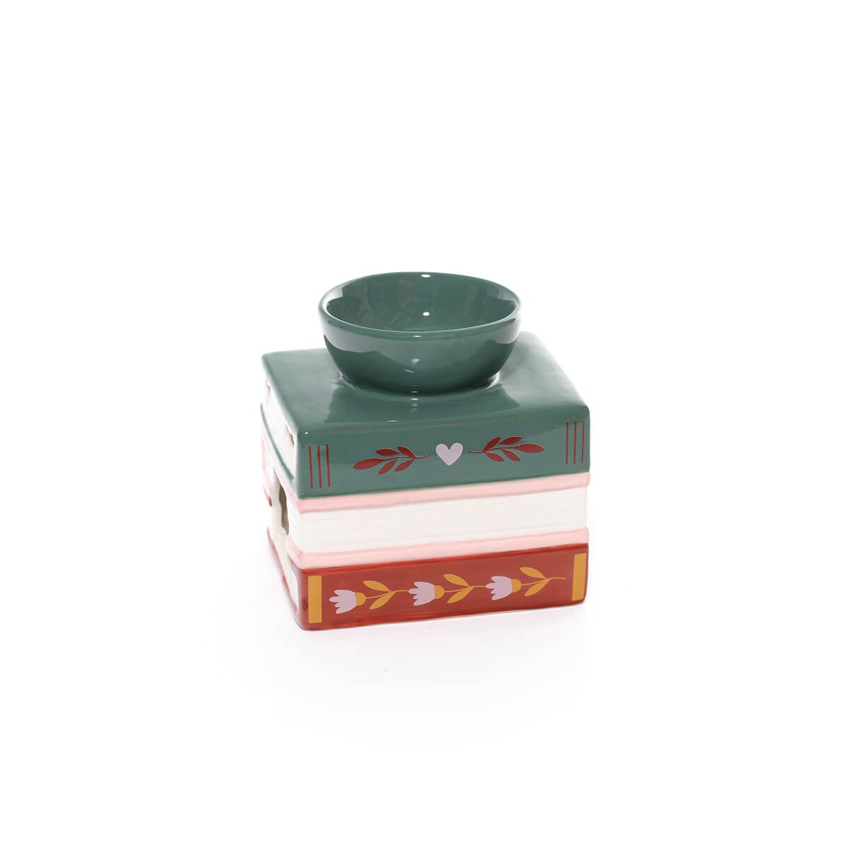 Ceramic Cosy Chapter Book Stack Wax Melter