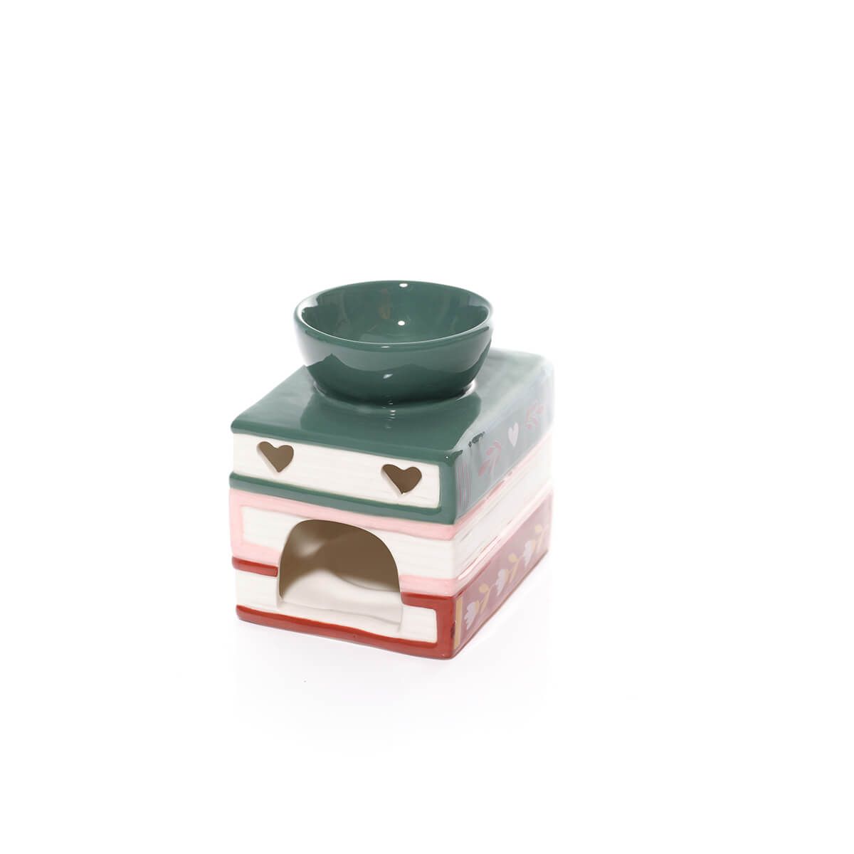 Ceramic Cosy Chapter Book Stack Wax Melter