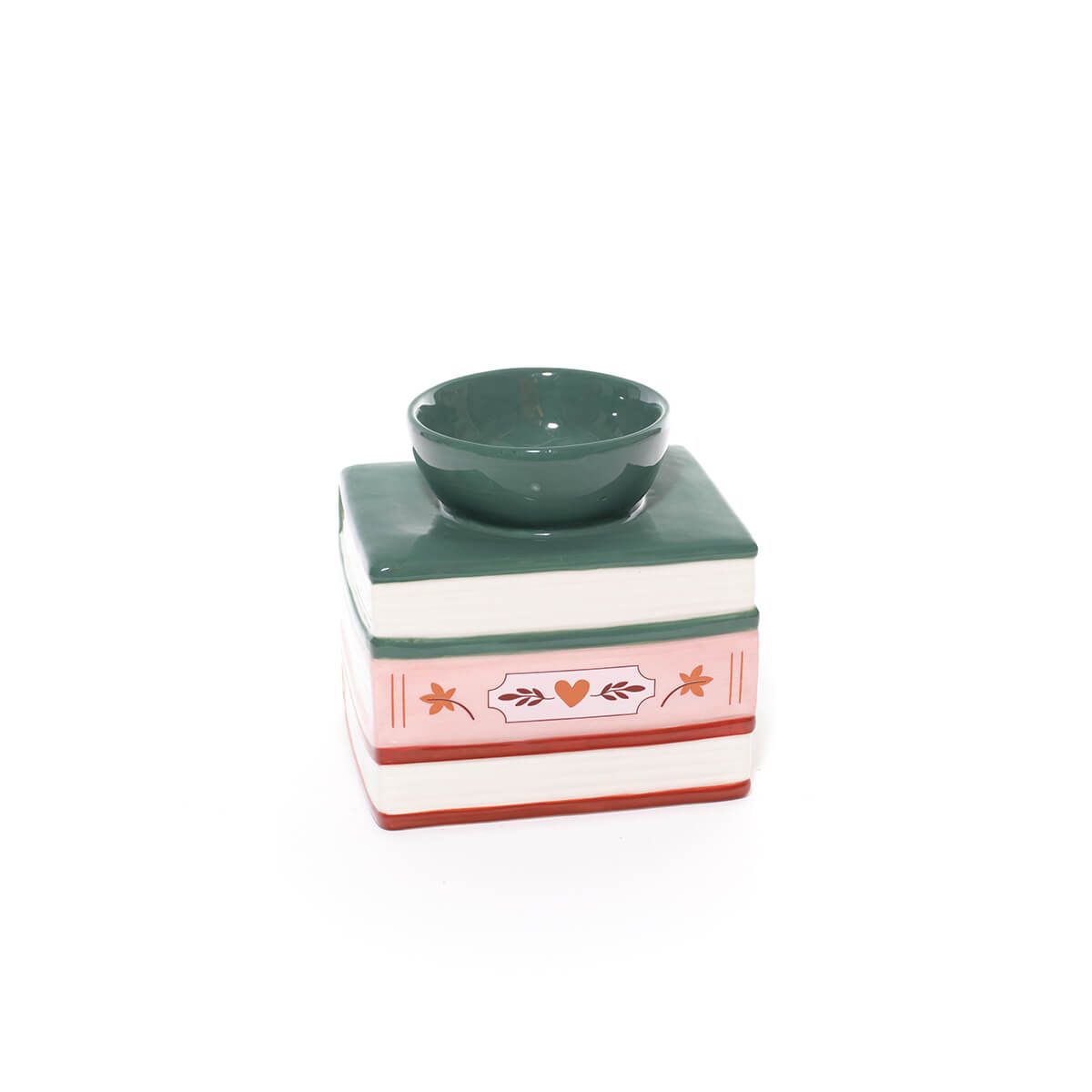 Ceramic Cosy Chapter Book Stack Wax Melter