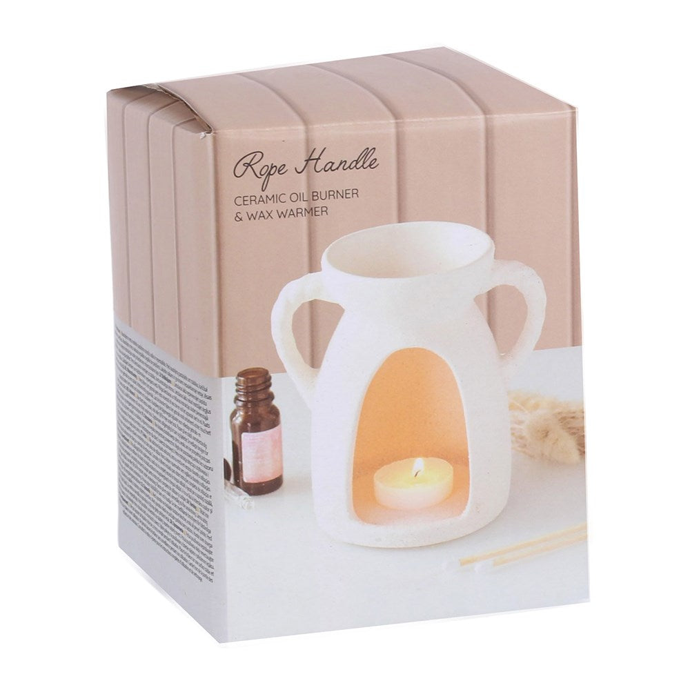 Rope Handled Ceramic Wax Melter