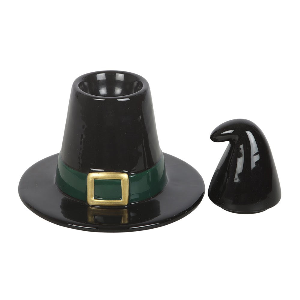 Ceramic Black Witch Hat Wax Melter
