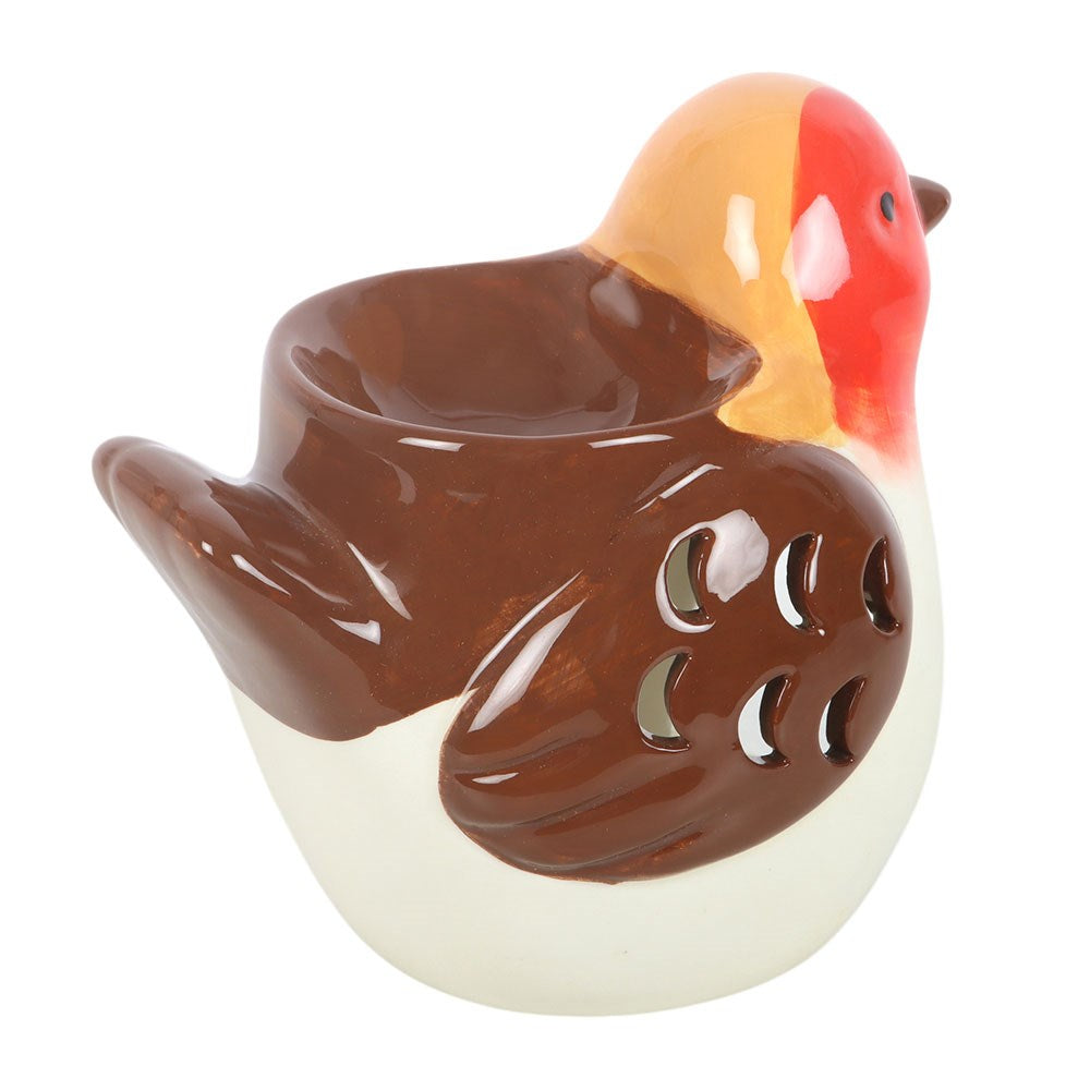 Ceramic Robin Bird-Shaped Wax Melter