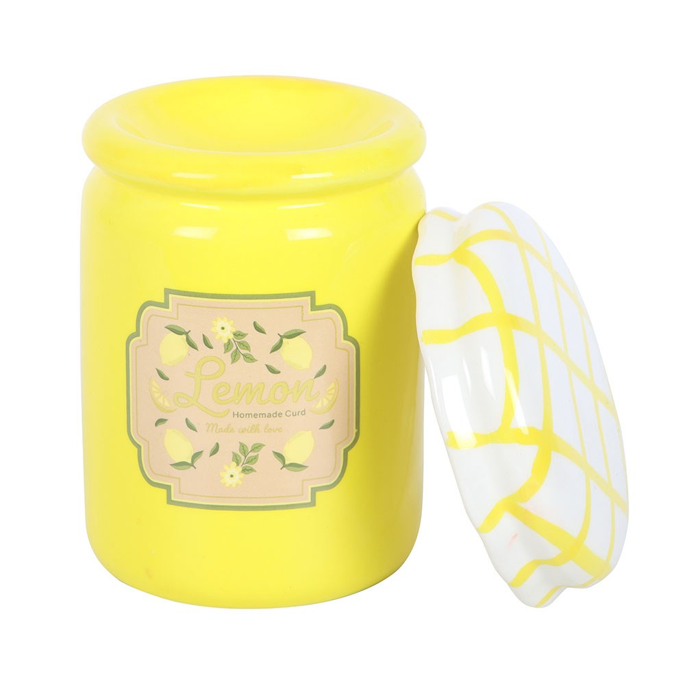 Ceramic Lemon Curd Jar Shaped Novelty Wax Melter