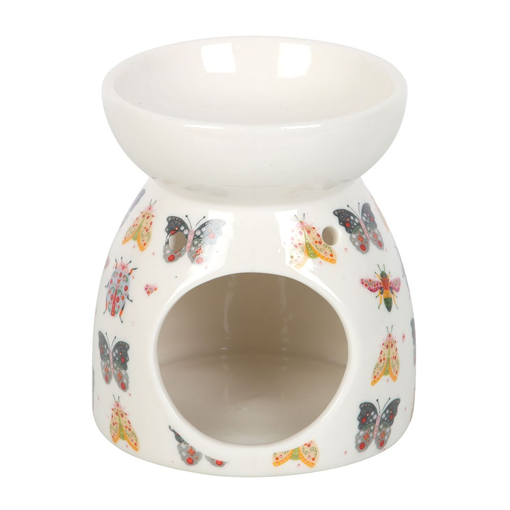 Ceramic Floral Bug Wax Melter