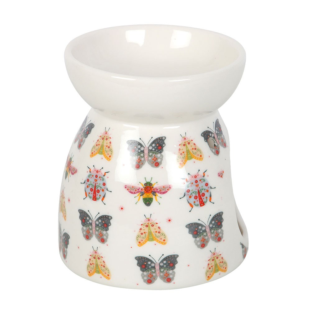 Ceramic Floral Bug Wax Melter